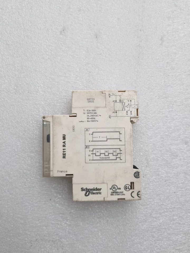 SCHNEIDER TELEMECANIQUE RE11 RA MU 0,1s-100h MODULE (USED) Fast Ship